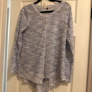 Blue anthro longsleeve cotton shirt - size small